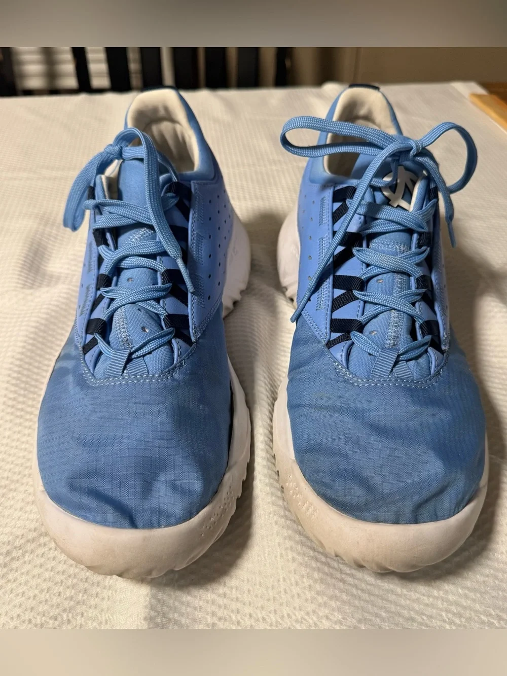 Nike Jordan Proto-Lyte Sneakers Men’s 11 Blue North Carolina Shoes Rare Jumpman